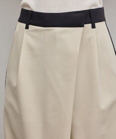 GRACE CONTINENTAL ラップワイドパンツ