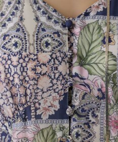 GRACE CONTINENTAL スカーフプリントドレス