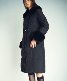 GRACE CONTINENTAL ファーパーツ付ロングダウン