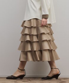 GRACE CONTINENTAL ティアードフリルスカート