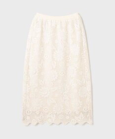 GRACE CONTINENTAL クロシュ刺繍スカート