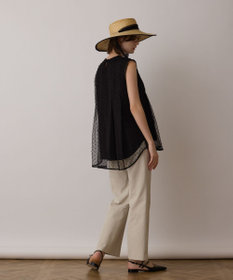 GRACE CONTINENTAL シアージャガードカットトップ