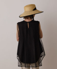 GRACE CONTINENTAL シアージャガードカットトップ