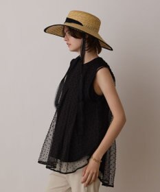 GRACE CONTINENTAL シアージャガードカットトップ