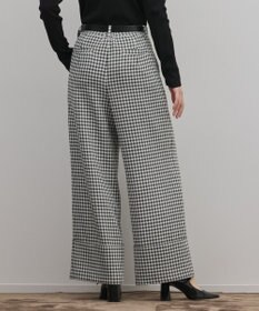 GRACE CONTINENTAL ロールアップギンガムパンツ