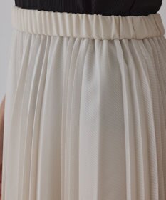 GRACE CONTINENTAL メッシュプリーツスカート