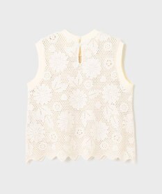 GRACE CONTINENTAL クロシュ刺繍トップ