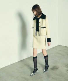 GRACE CONTINENTAL ウールパイルジャケット