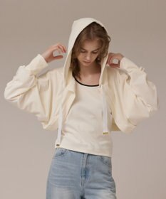 GRACE CONTINENTAL ルーズパーカーsetトップ キナリ