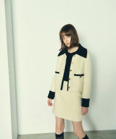 GRACE CONTINENTAL ウールパイルジャケット