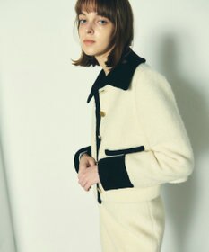 GRACE CONTINENTAL ウールパイルジャケット