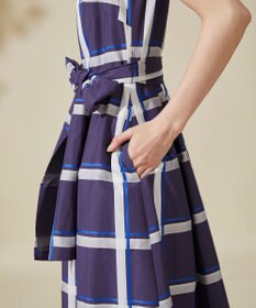 え*み様 【新品】タフタチェックリボンドレス　グレースコンチネンタル タフタチェックリボンドレス / GRACE CONTINENTAL | GRACE