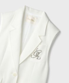 GRACE CONTINENTAL リネンタッチジレジャケット