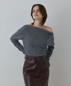 GRACE CONTINENTAL ハイゲージウールニットトップ