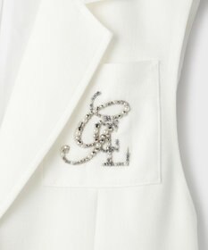 GRACE CONTINENTAL リネンタッチジレジャケット