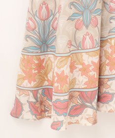 GRACE CONTINENTAL サラサストライププリントワンピース