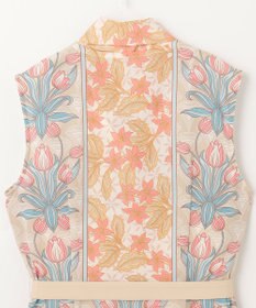 GRACE CONTINENTAL サラサストライププリントワンピース