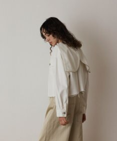 GRACE CONTINENTAL フードジップデニムジャケット