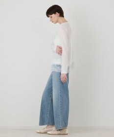GRACE CONTINENTAL レースヘムテレコカットトップ