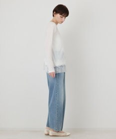 GRACE CONTINENTAL レースヘムテレコカットトップ