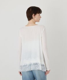 GRACE CONTINENTAL レースヘムテレコカットトップ
