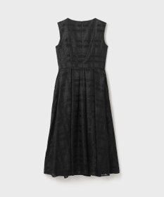 GRACE CONTINENTAL スパンコールチェックドレス