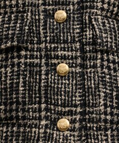 GRACE CONTINENTAL パディングツイードジャケット