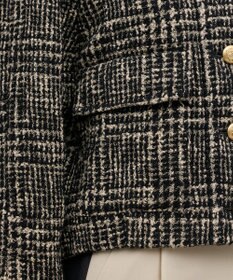 GRACE CONTINENTAL パディングツイードジャケット