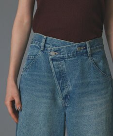 GRACE CONTINENTAL ラップ2wayデニムパンツ