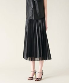 GRACE CONTINENTAL チンツプリーツスカート