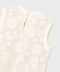 GRACE CONTINENTAL クロシュ刺繍トップ