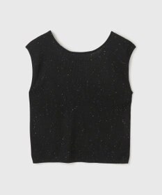 GRACE CONTINENTAL スパンコールリブトップ