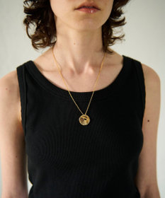 GRACE CONTINENTAL ラインコインネックレス ゴールド