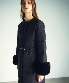 GRACE CONTINENTAL ファーパーツ付ロングダウン