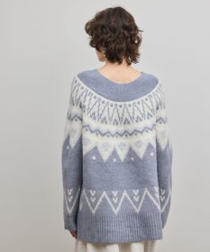 GRACE CONTINENTAL フェアアイルニットトップ