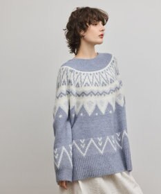 GRACE CONTINENTAL フェアアイルニットトップ