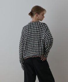 GRACE CONTINENTAL ツイードニットショートカーディガン