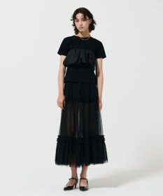 GRACE CONTINENTAL アシメフリルT