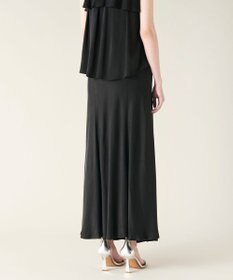 GRACE CONTINENTAL キュプラサテンフレアスカート