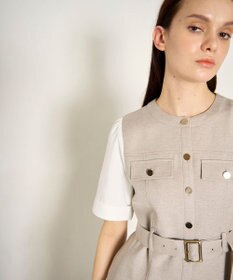 GRACE CONTINENTAL レイヤードコンビワンピース