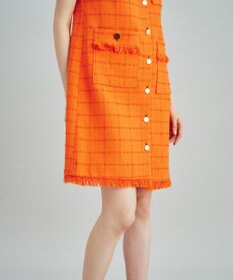 GRACE CONTINENTAL ツイードミニワンピース