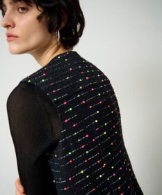 GRACE CONTINENTAL ネオンドットジャガードワンピース