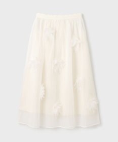 GRACE CONTINENTAL メッシュフラワースカート