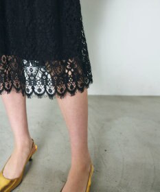 GRACE CONTINENTAL レースボウタイワンピース