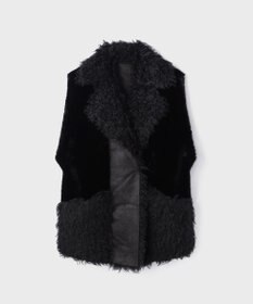 GRACE CONTINENTAL 【LOU ANDREA】フェイクポケットジレ