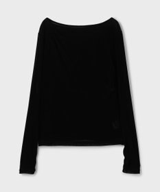 GRACE CONTINENTAL フロッキードレープトップス