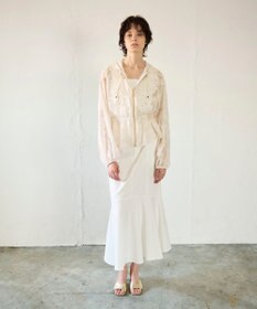 GRACE CONTINENTAL ジャガード刺繍ブルゾン