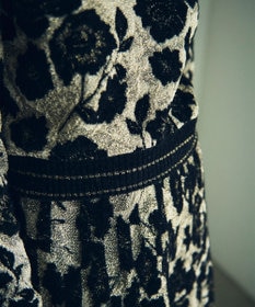 GRACE CONTINENTAL フローラルラメニットトップ