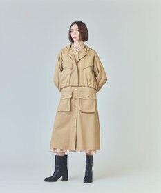 GRACE CONTINENTAL ミリタリー3WAYコート