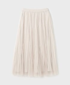 GRACE CONTINENTAL チュールマチプリーツスカート